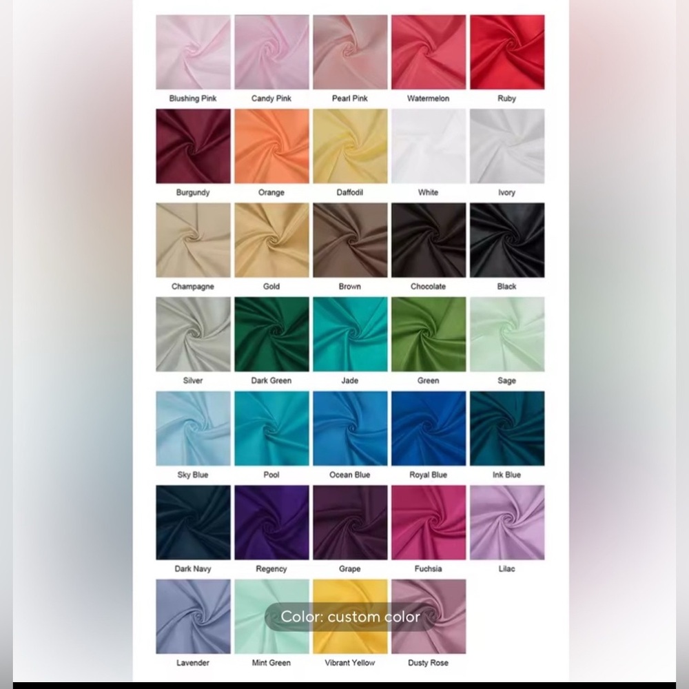 Custom Color Extra Fee Design Fee